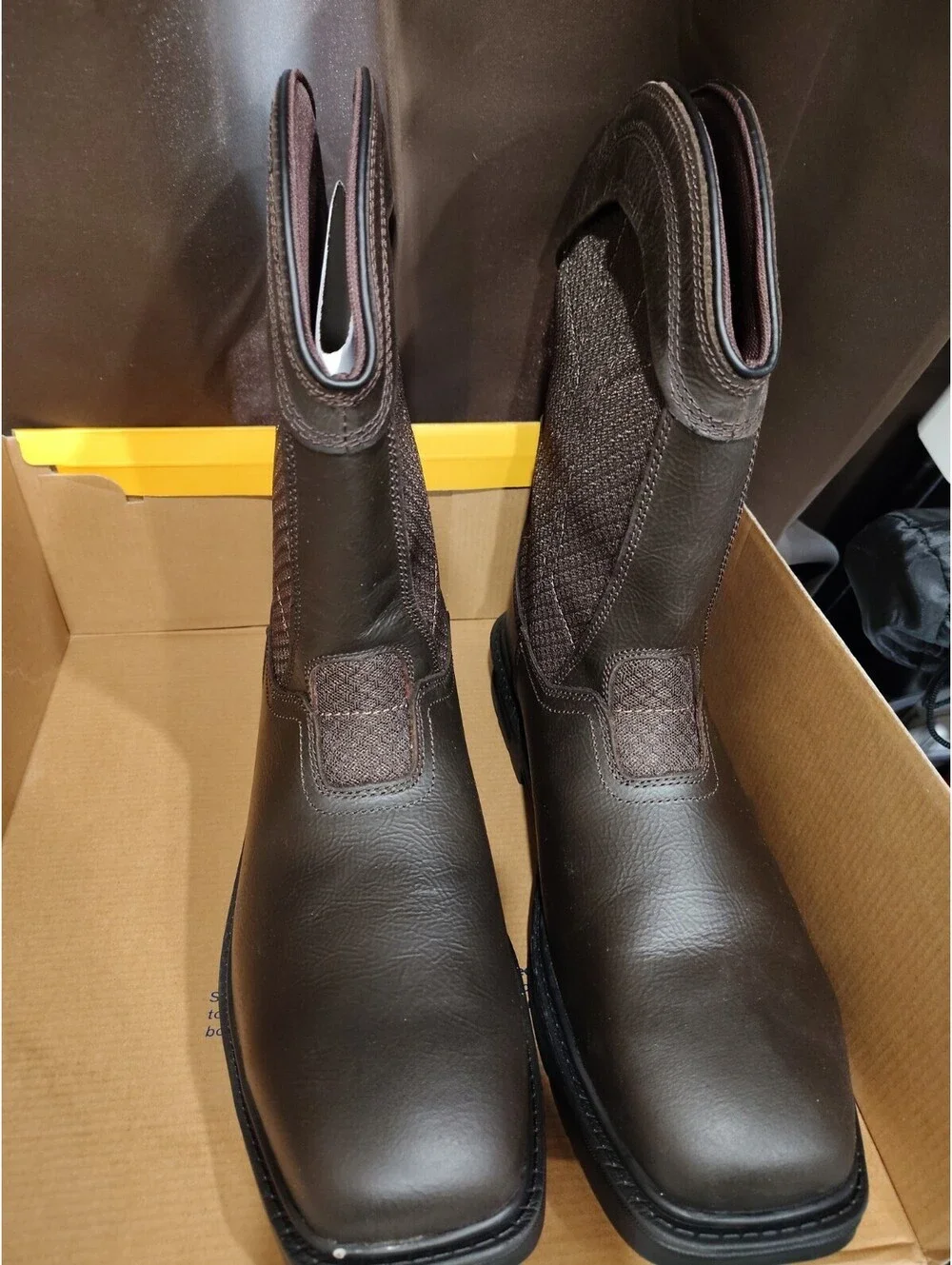 Herman Survivors Men's Steel Toe Brown Leather Oil/Slip Resist Boots Size 13 NIB